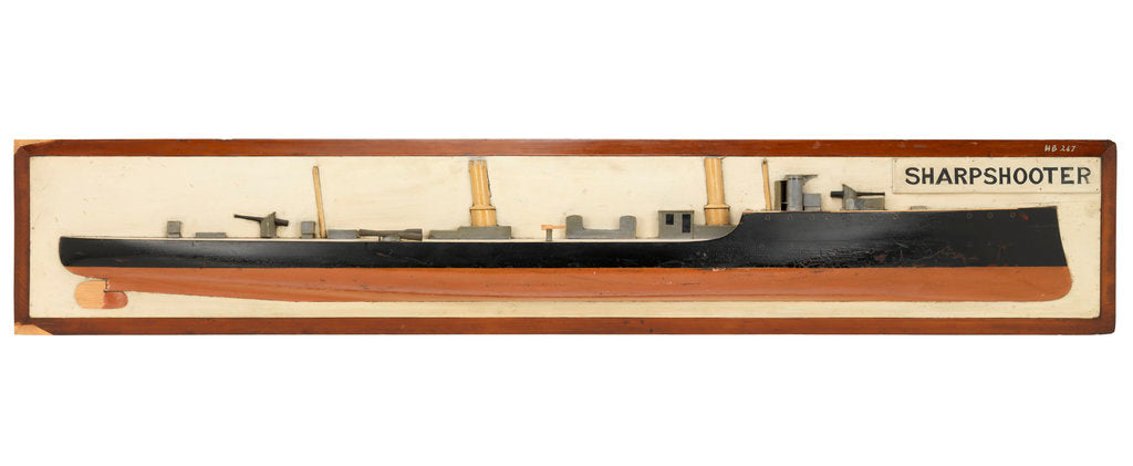 Detail of HMS 'Sharpshooter' (1888) by unknown