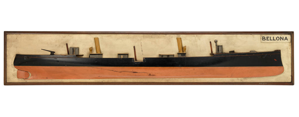Detail of HMS 'Bellona' (1890) by unknown