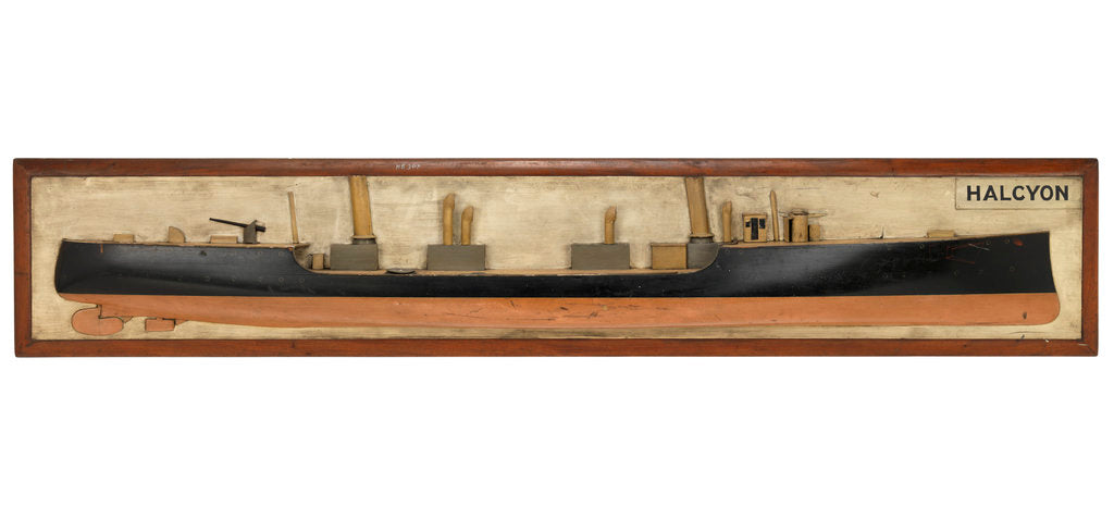 Detail of HMS 'Halcyon' (1894) by unknown