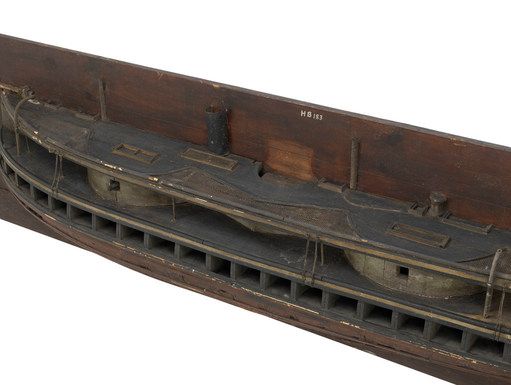 Detail of HMS 'Monarch' (1868) by unknown