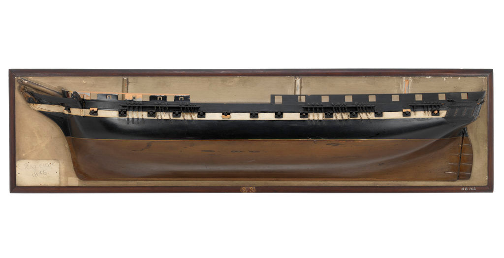 Detail of HMS 'Raleigh' (1845) by unknown