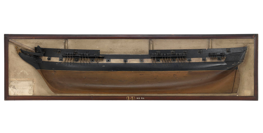 Detail of HMS 'Inconstant' (1836) by unknown