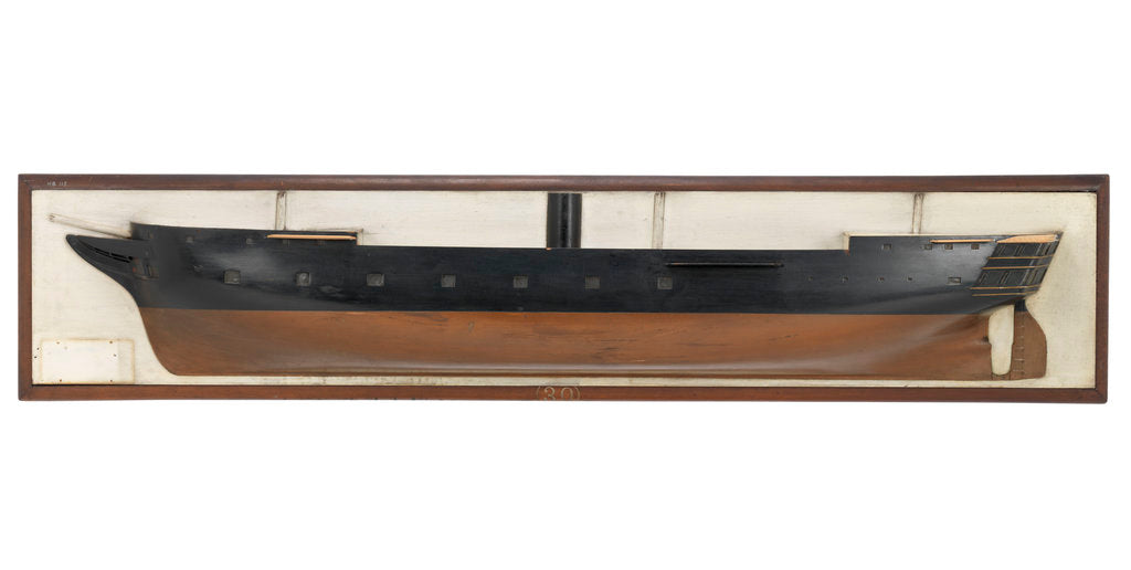 Detail of HMS 'Megaera' (1849) by unknown