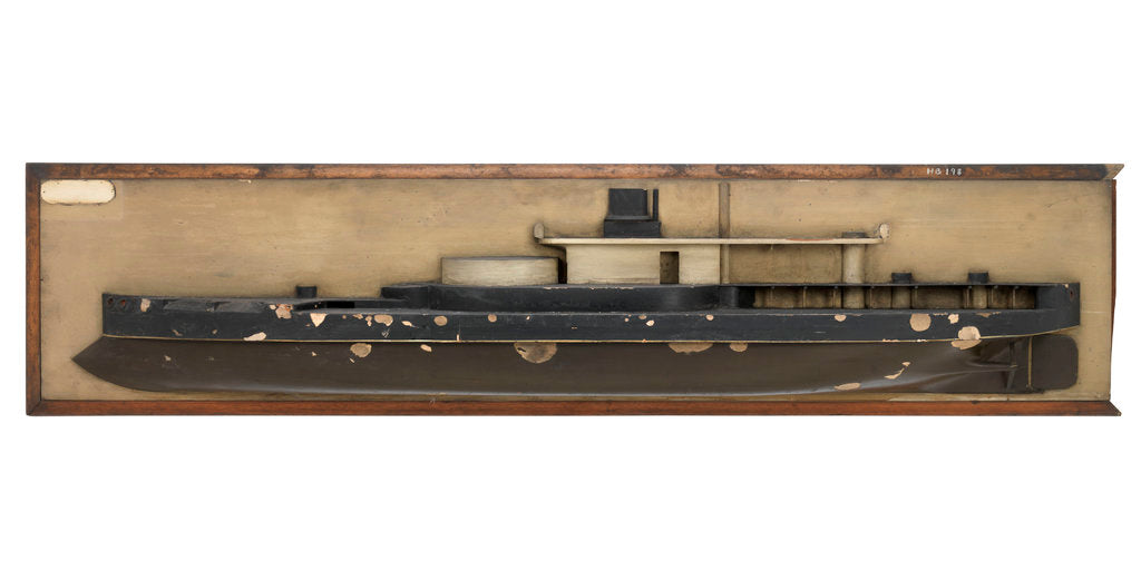 Detail of HMS 'Glatton' (1871) by unknown
