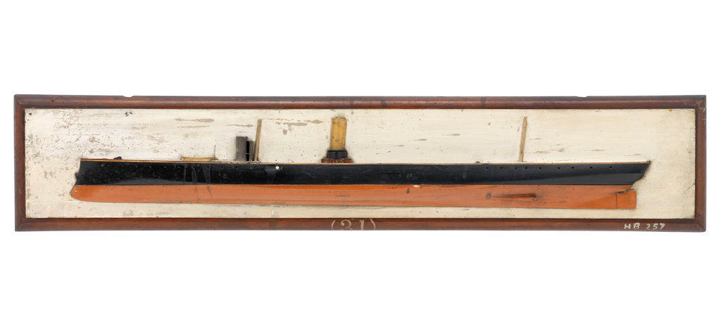 Detail of HMS 'Rattlesnake' by unknown
