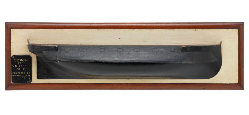 Detail of Warship (1862) by unknown