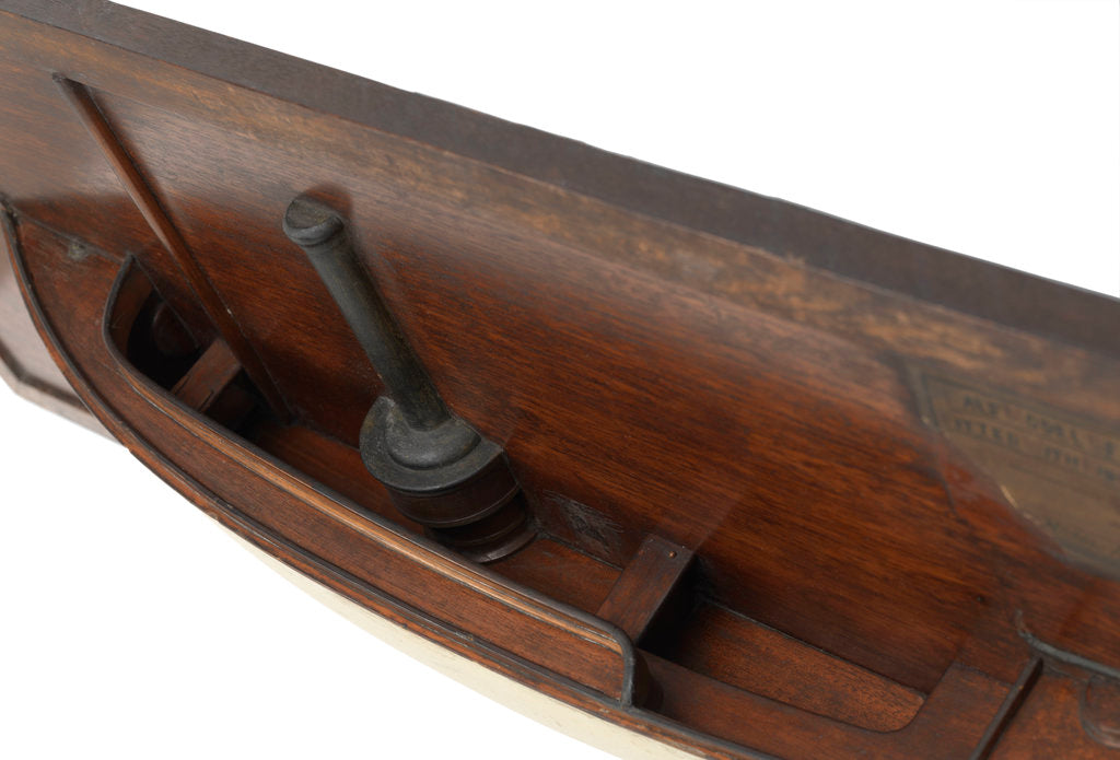Detail of Model of a steam life cutter by Simpson Simpson Strickland & Co