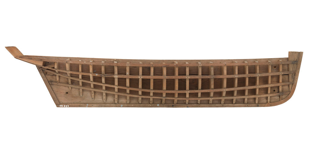 Detail of Model of a cargo vessel by Uphams Yard
