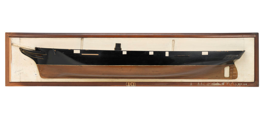 Detail of HMS 'Rifleman' (1846) by unknown