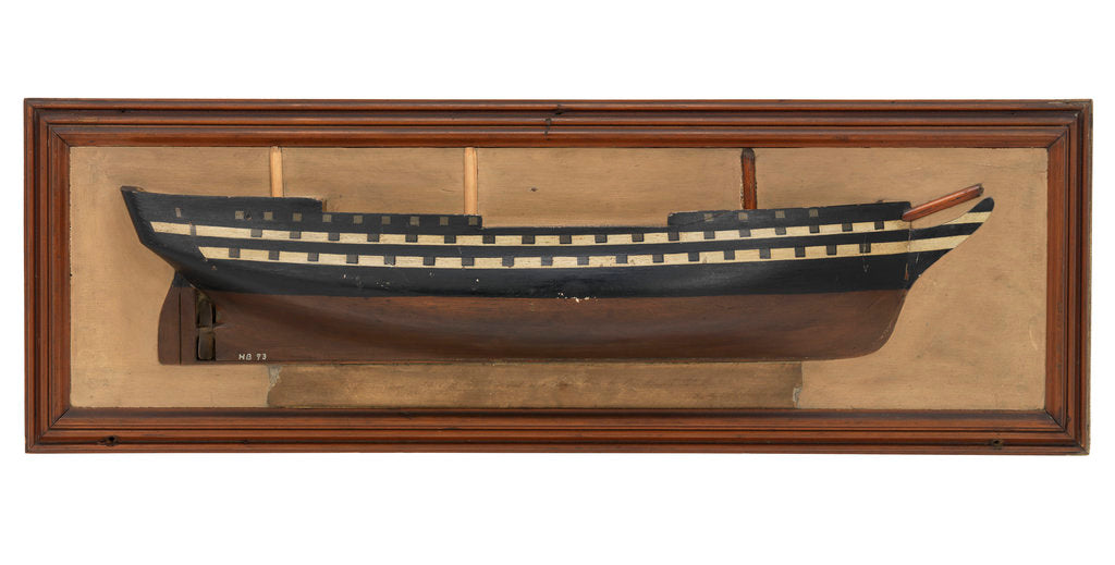 Detail of HMS 'Albion' (1842) by unknown