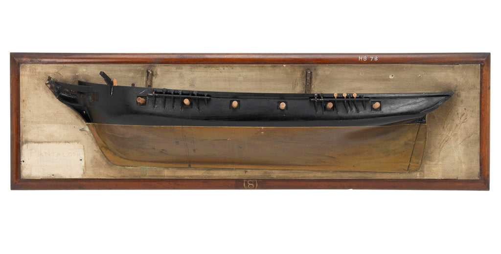 Detail of HMS 'Pantaloon' (1831) by unknown