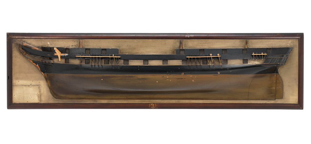 Detail of HMS 'Eurydice' (1843) by unknown