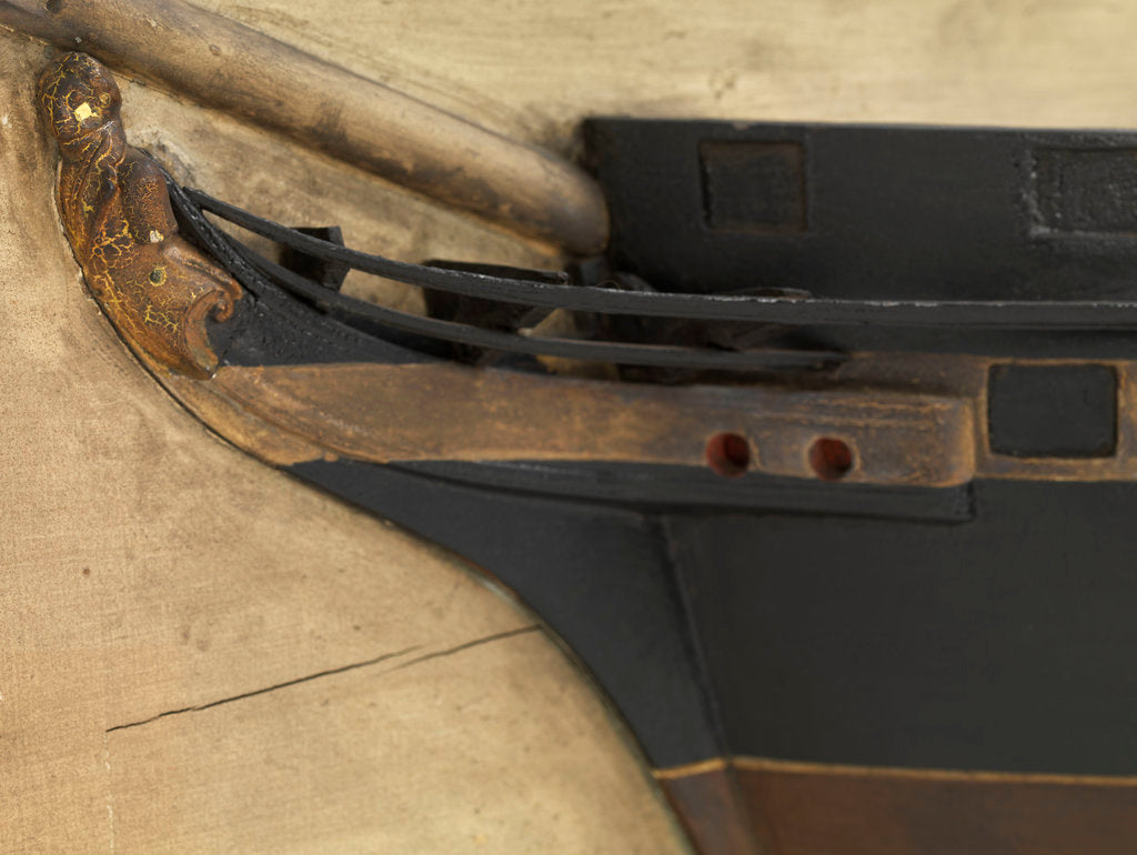 Detail of HMS 'Vernon' (1832) by unknown