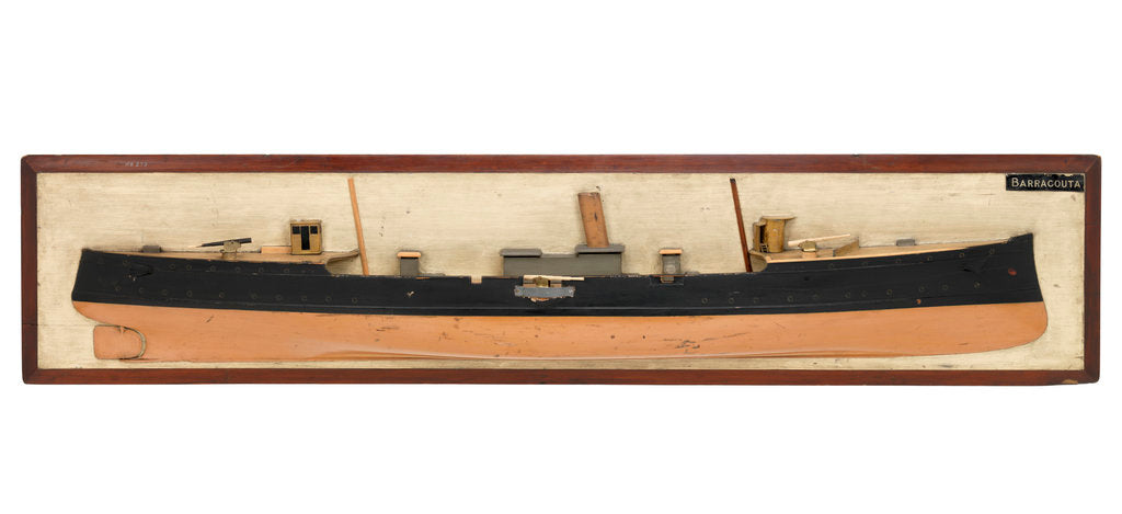 Detail of HMS 'Barracouta' (1889) by unknown