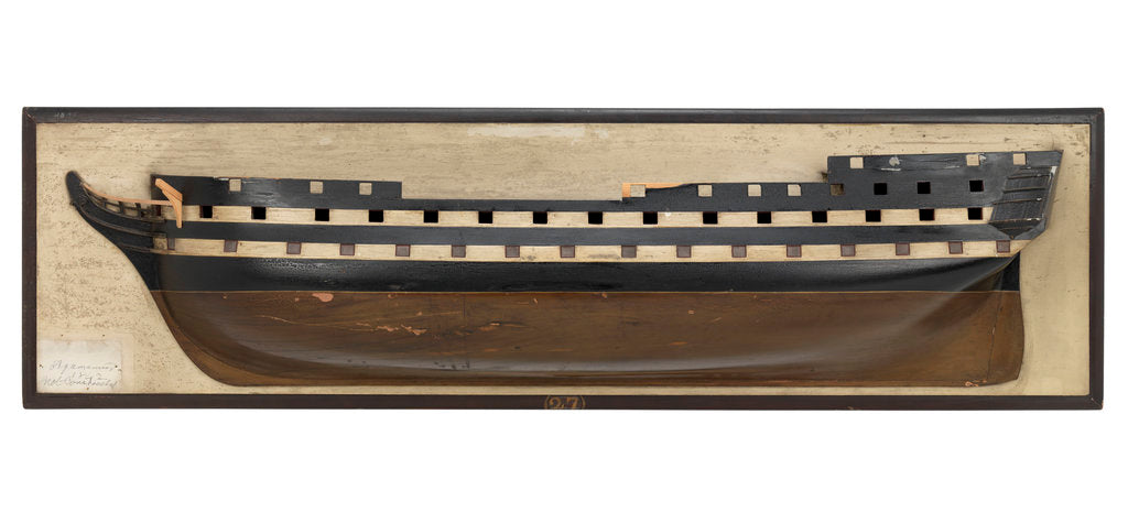 Detail of HMS 'Agamemnon' (1842) by unknown