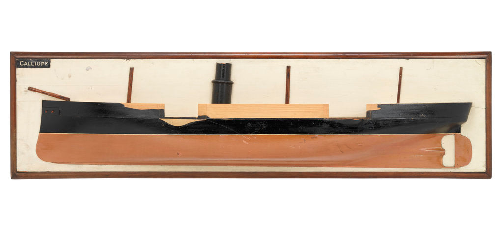 Detail of HMS 'Calliope' (1884) by unknown