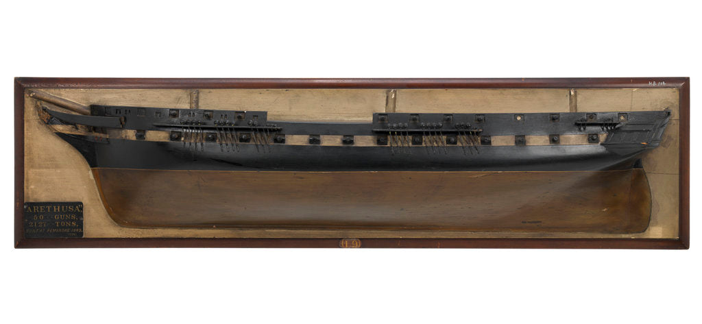 Detail of HMS 'Arethusa' (1849) by unknown
