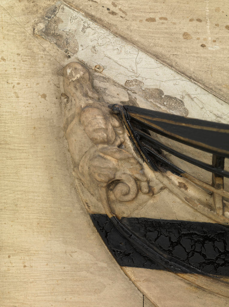 Detail of HMS 'Marlborough' (1855) by unknown