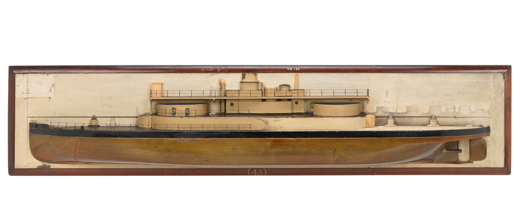 Detail of HMS 'Cerberus' (1868) by unknown