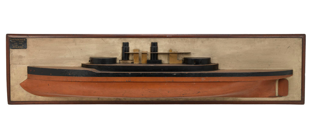 Detail of HMS 'Thunderer' (1872) by unknown