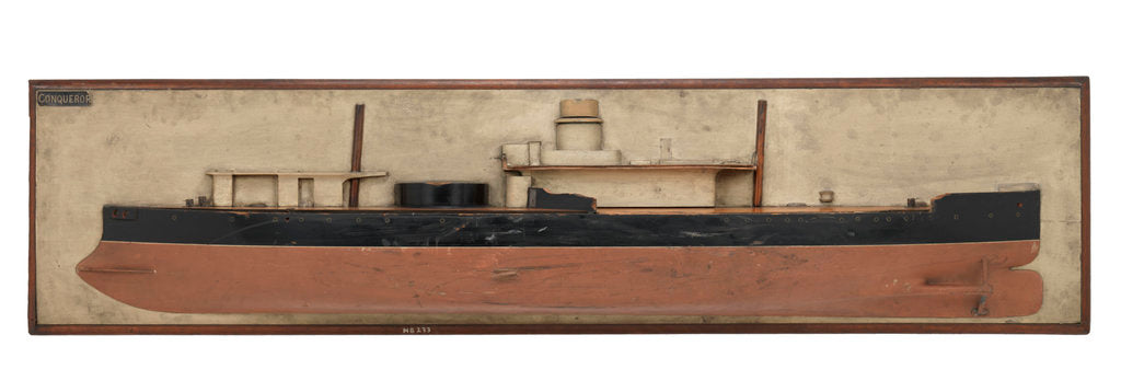 Detail of HMS 'Conqueror' (1881) by unknown