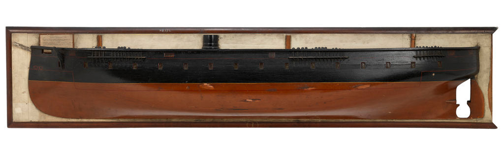 Detail of HMS 'Hector' (1862) by unknown