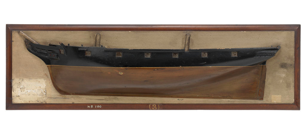 Detail of HMS 'Daring' (1844) by unknown