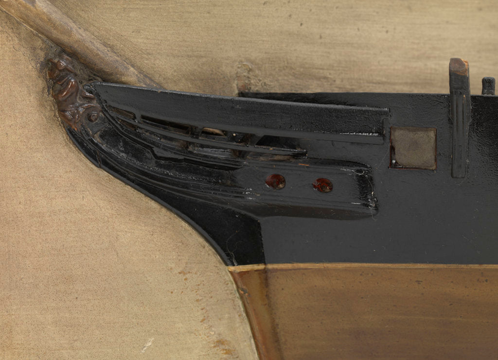 Detail of HMS 'Daring' (1844) by unknown