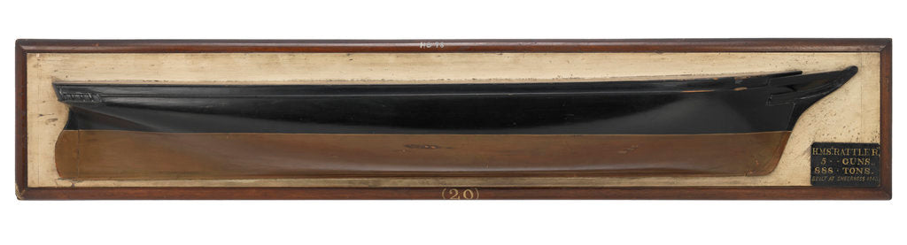 Detail of HMS 'Rattler' (1843) by unknown