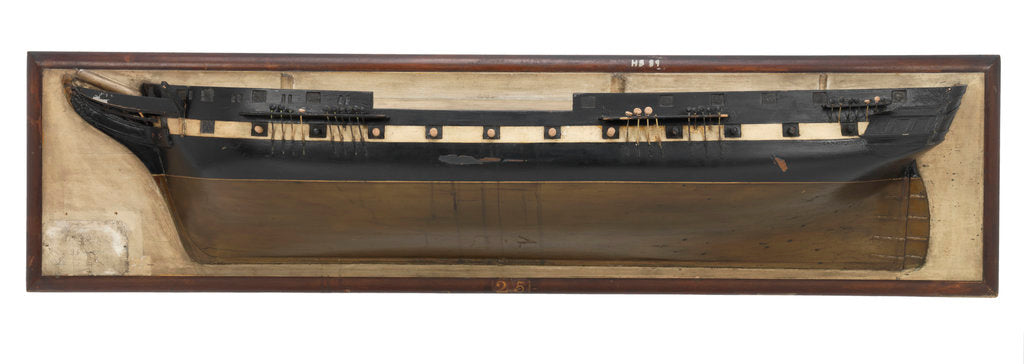 Detail of HMS 'Cambrian' (1841) by unknown