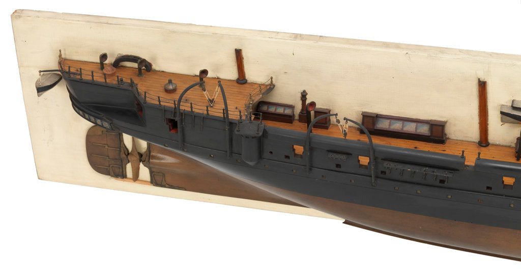 Detail of HMS 'Opal' (1875) by unknown