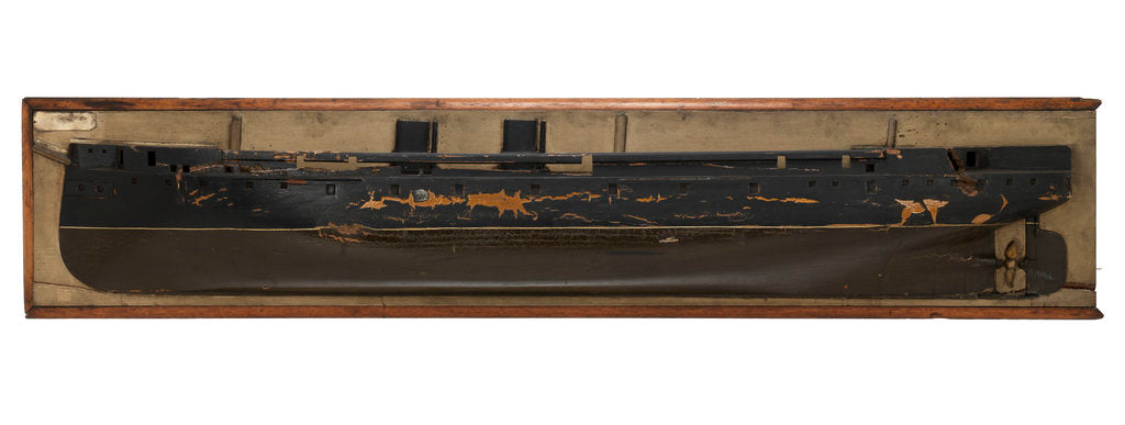 Detail of HMS 'Raleigh' (1873) by unknown