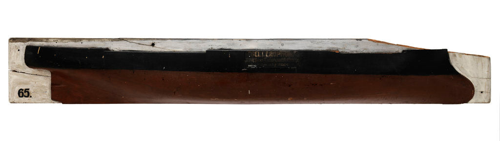 Detail of HMS 'Bellerophon' (1865) by unknown