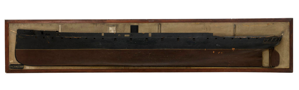 Detail of HMS 'Inconstant' (1868) by unknown
