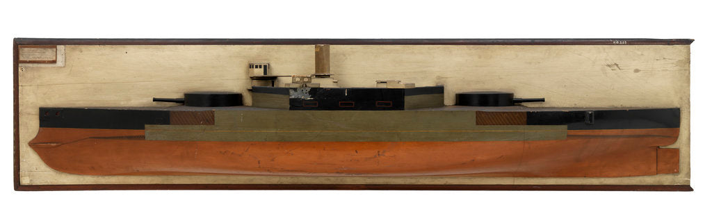 Detail of HMS 'Trafalgar' (1887) by unknown