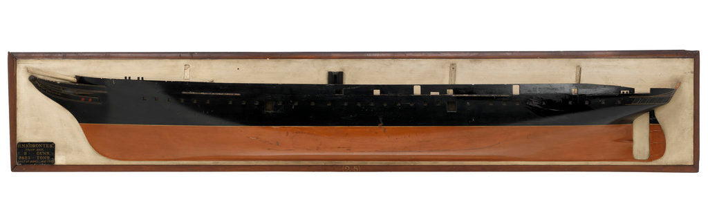 Detail of HMS 'Orontes' (1862) by unknown