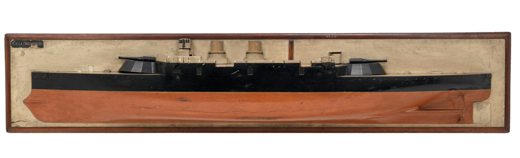 Detail of HMS 'Collingwood' (1882) by unknown