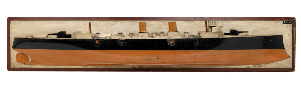 Detail of HMS 'Edgar' (1890) by unknown