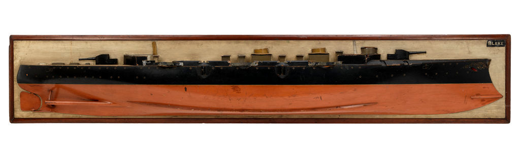 Detail of HMS 'Blake' (1889) by Half block model