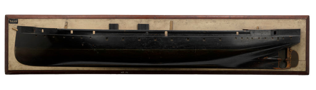 Detail of HMS 'Shah' (1870) by unknown