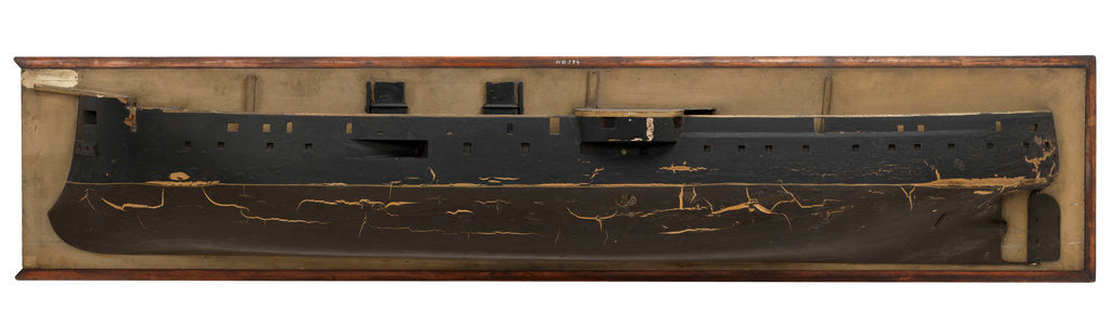 Detail of HMS 'Sultan' (1870) by unknown