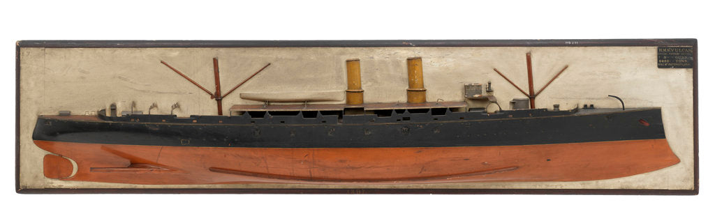 Detail of HMS 'Vulcan' (1889) by unknown
