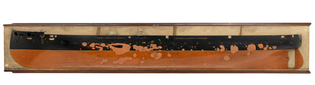 Detail of HMS 'Achilles' (1863) by unknown