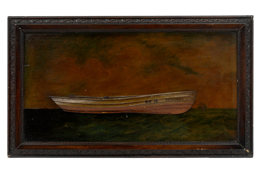 Detail of Fishing coble 'Pathfinder' by Joseph Fannen