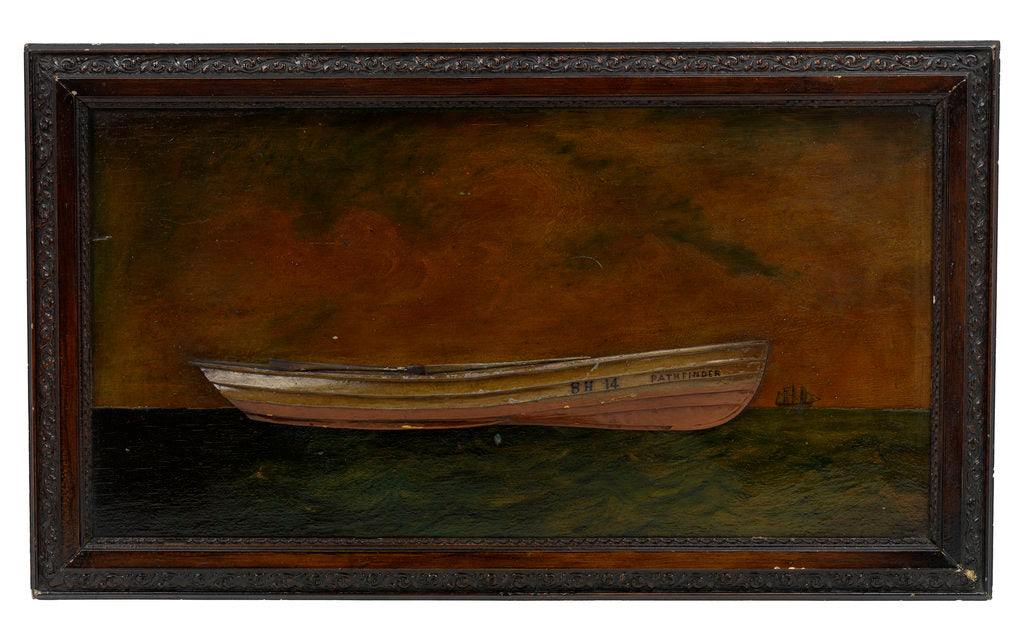 Detail of Fishing coble 'Pathfinder' by Joseph Fannen