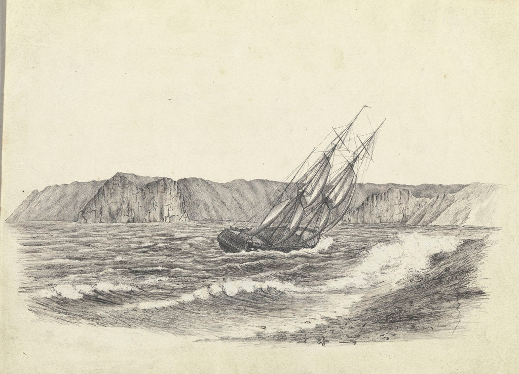 Detail of Admiral John Lort Stokes (1812-1885) by John Lort Stokes