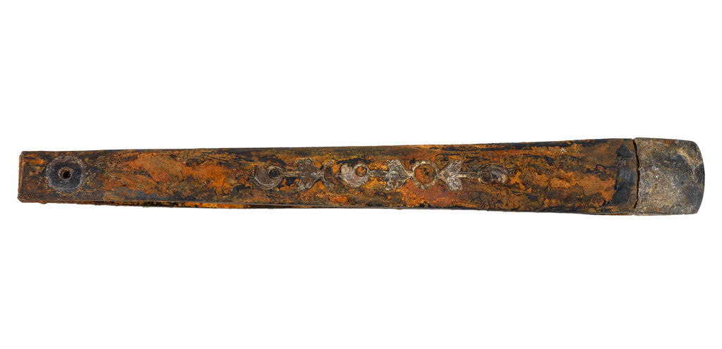 Detail of Wooden Razor Handle by unknown