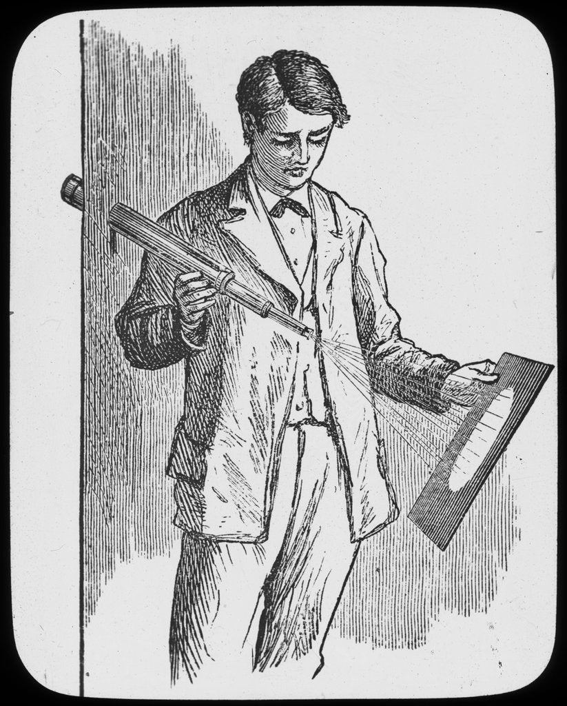 Detail of Lantern slide by York & Son