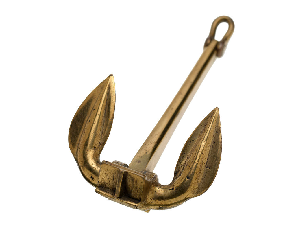 Detail of Stockless anchor by unknown