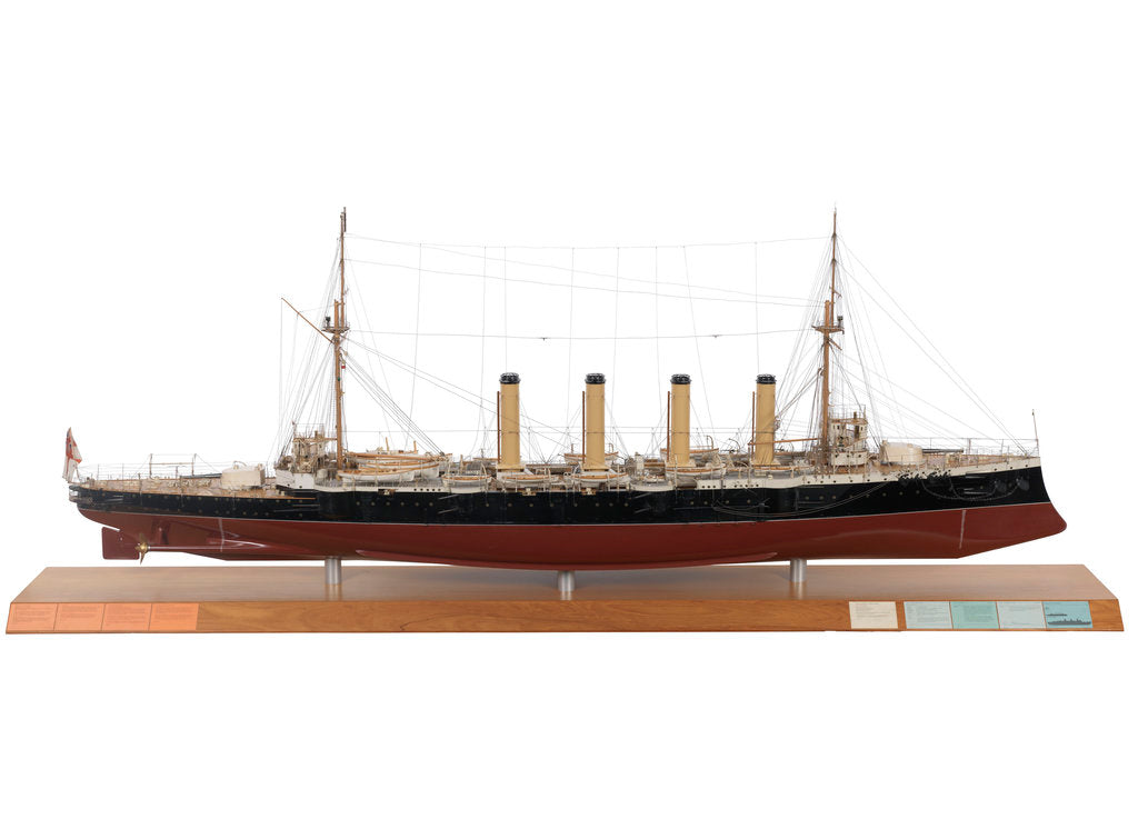 Detail of HMS 'Leviathan' (1901) by John Brown & Co. Ltd